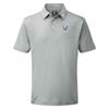 FootJoy Gents Stretch Pique Solid 2027 Ryder Cup Polo Shirt Heather Grey