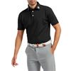 FootJoy Gents Stretch Pique Solid Polo Shirt Black