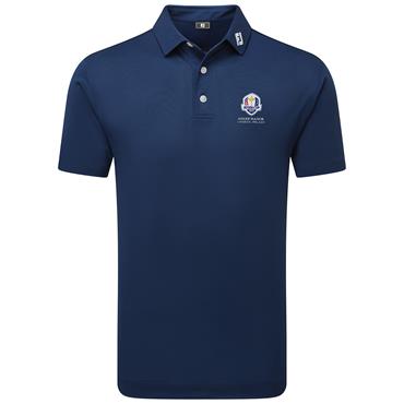 FootJoy Gents Stretch Pique Solid 2027 Ryder Cup Polo Shirt Navy