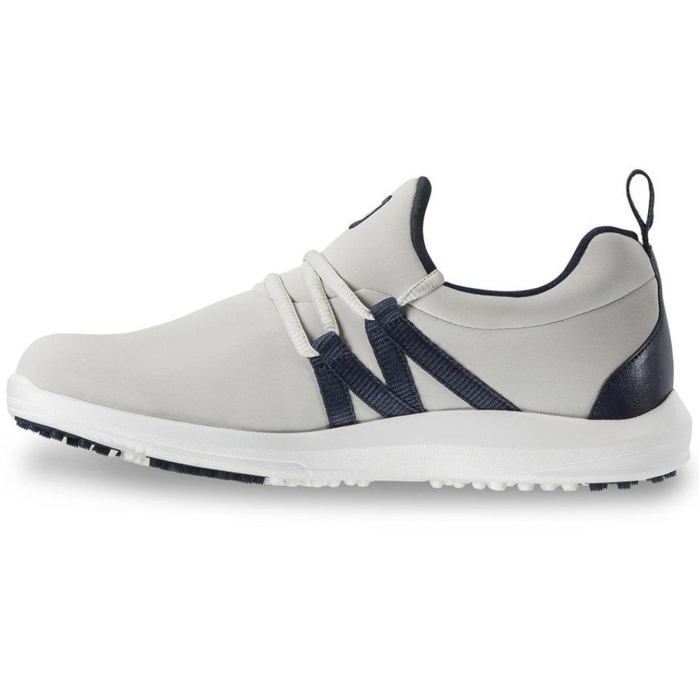 Footjoy Ladies Leisure SlipOn Shoes Wide Fit Grey Navy Golf Store