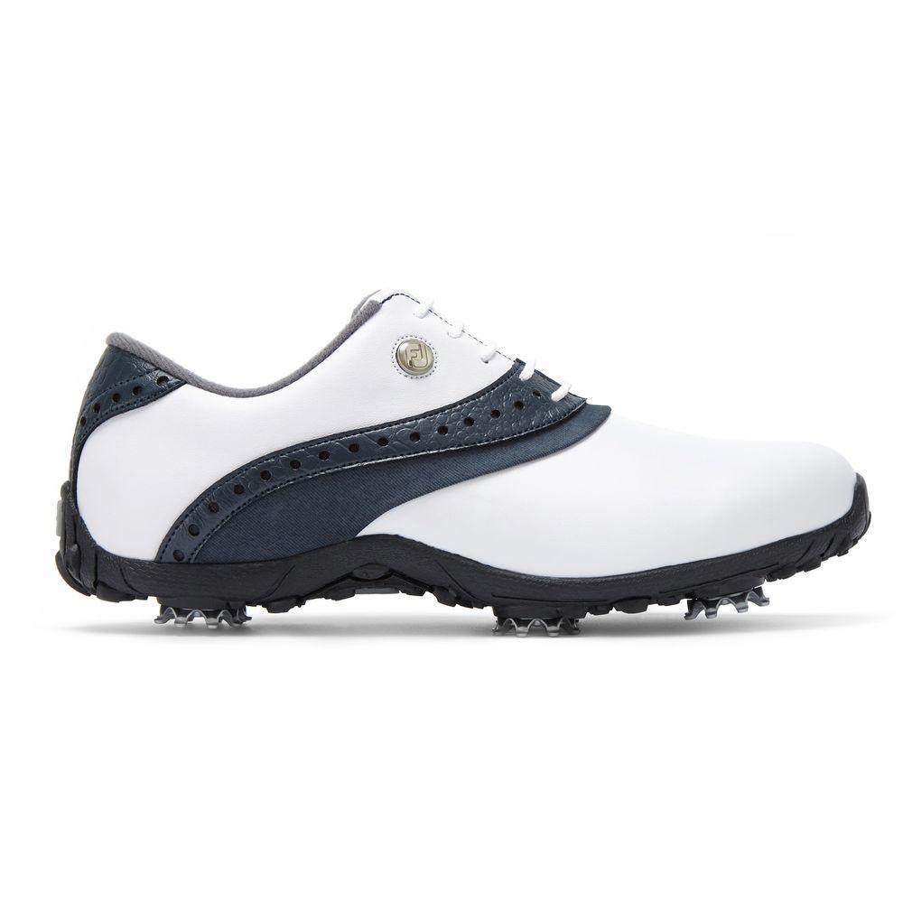FootJoy Ladies ARC LP Shoes Wide Fit White Navy Golf Store