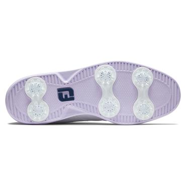 FootJoy Ladies Tradition Shoes White - Navy - Purple