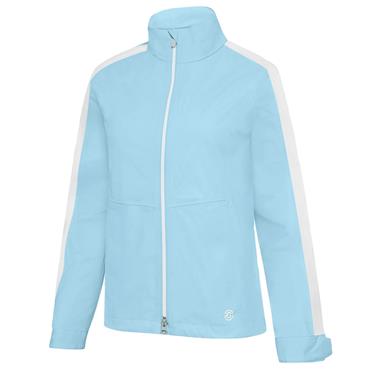 Galvin Green Ladies Abby Pertex® Waterproof Jacket Crystal Blue - White