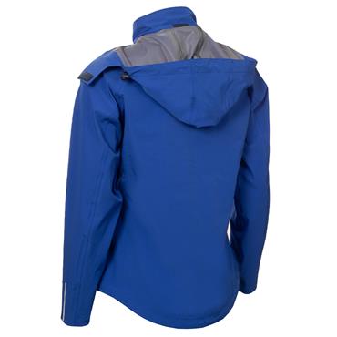 Green Lamb Ladies Kristelle Waterproof Jacket With Packable Hood Electric Blue