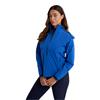 Green Lamb Ladies Kristelle Waterproof Jacket With Packable Hood Electric Blue