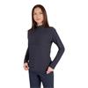 Green Lamb Ladies Meredith Spot Zip Neck Top Navy