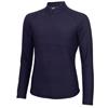 Green Lamb Ladies Meredith Spot Zip Neck Top Navy