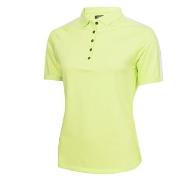 Green Lamb Ladies Ariel Polo Shirt Lime - White