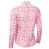 Green Lamb Ladies Elena Printed Long Sleeve ½ Zip Sonic Print