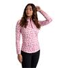 Green Lamb Ladies Elena Printed Long Sleeve ½ Zip Sonic Print