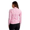 Green Lamb Ladies Elena Printed Long Sleeve ½ Zip Sonic Print