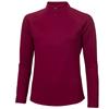 Green Lamb Ladies Elizabeth Jacquard ½ Zip Deep Beet