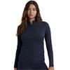Green Lamb Ladies Elizabeth Jacquard ½ Zip Navy