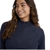 Green Lamb Ladies Elizabeth Jacquard ½ Zip Navy