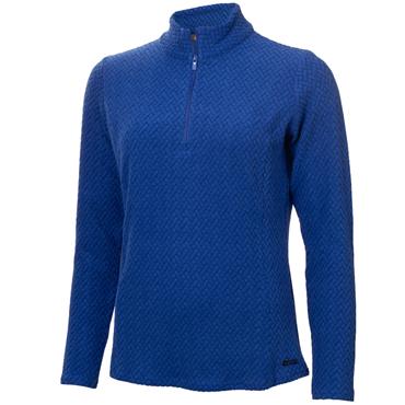 Green Lamb Ladies Elke Fleece L/S 1/2 Zip Electric Blue