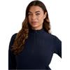 Green Lamb Ladies Elke Fleece L/S 1/2 Zip Navy