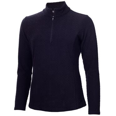 Green Lamb Ladies Elke Fleece L/S 1/2 Zip Navy