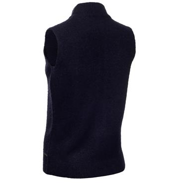 Green Lamb Ladies Ella Boucle Zipped Vest Navy