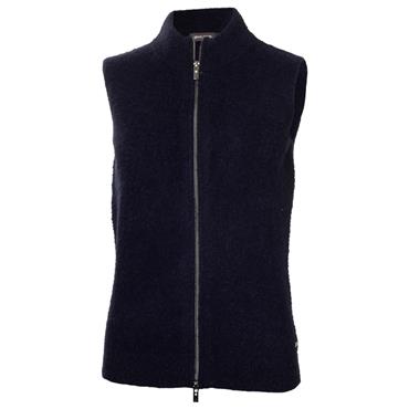 Green Lamb Ladies Ella Boucle Zipped Vest Navy