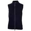Green Lamb Ladies Ella Boucle Zipped Vest Navy