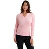 Green Lamb Ladies Ember V Neck Cable Sweater Blossom