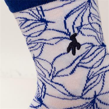 Green Lamb Ladies 3-Pair Socks Navy/ Eletric Blue
