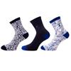 Green Lamb Ladies 3-Pair Socks Navy/ Eletric Blue