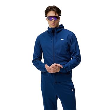 J.Lindeberg Gents Clive Zip Hood Estate Blue (O341)
