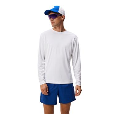 J.Lindeberg Gents Ade Long Sleeve T-Shirt White (0000)