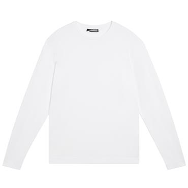 J.Lindeberg Gents Ade Long Sleeve T-Shirt White (0000)