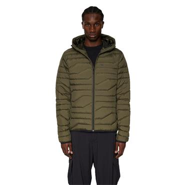 J.Lindeberg Gents Cliff Light Down Hooded Jacket Forest Green (M354)