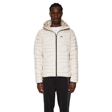 J.Lindeberg Gents Cliff Light Down Hooded Jacket Moonbeam (U029)