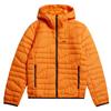 J.Lindeberg Gents Cliff Light Down Hooded Jacket Persimmon Orange (I064)