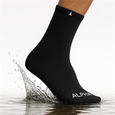 Alpha-U Gents Waterproof Performance Socks Black