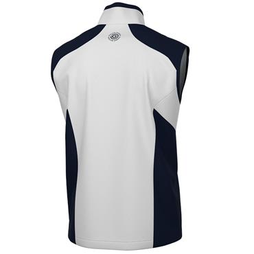 Galvin Green Gents Leo Windproof and Water Repellent Vest White - Navy