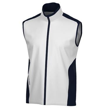 Galvin Green Gents Leo Windproof and Water Repellent Vest White - Navy