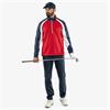 Galvin Green Gents Laurent Windproof and Water Repellent Golf Jacket Red - Navy