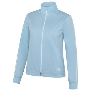 Galvin Green Ladies Lissy Windproof and Water Repellent Jacket Crystal Blue - White