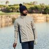 Galvin Green Gents Lloyd Windproof Jacket Sand - Navy - White