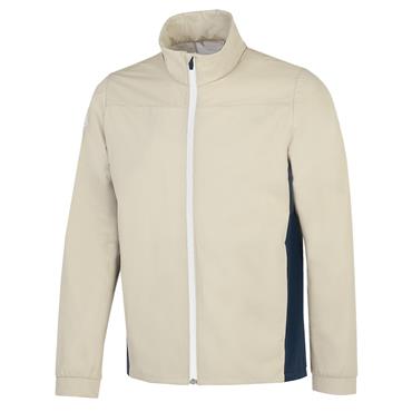 Galvin Green Gents Lloyd Windproof Jacket Sand - Navy - White