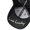 Black Clover Gents Premium Clover 116 Shamrock Cap Black - Inca Gold