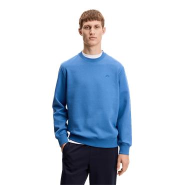 J.Lindeberg Gents Alpha Crew Neck Federal Blue (O228)