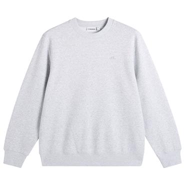 J.Lindeberg Gents Alpha Crew Neck Light Grey - Melange (U199)