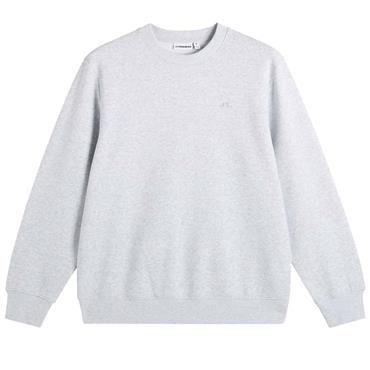 J.Lindeberg Gents Alpha Crew Neck Light Grey - Melange (U199)