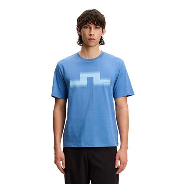 J.Lindeberg Gents Alpha Graphic T-Shirt Federal Blue (O228)