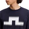 J.Lindeberg Gents Alpha Graphic T-Shirt JL Navy (6855)