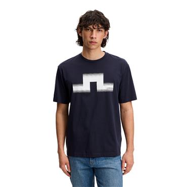 J.Lindeberg Gents Alpha Graphic T-Shirt JL Navy (6855)