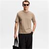 J.Lindeberg Gents Alpha T-Shirt Brindle (U144)