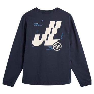 J.Lindeberg Gents Parcie Longsleeve Tee Navy (6855)