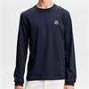 J.Lindeberg Gents Parcie Longsleeve Tee Navy (6855)